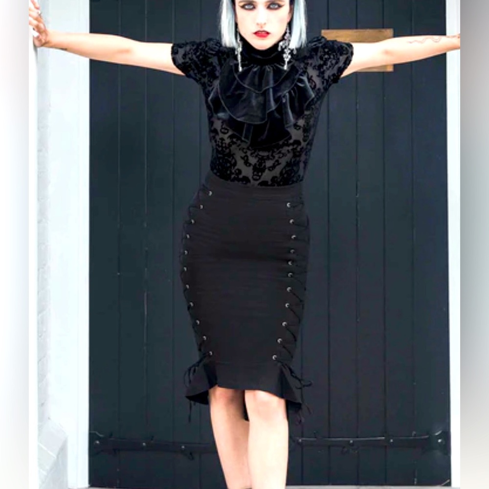 Killstar Beelzababe Midi Skirt US ladies size Large